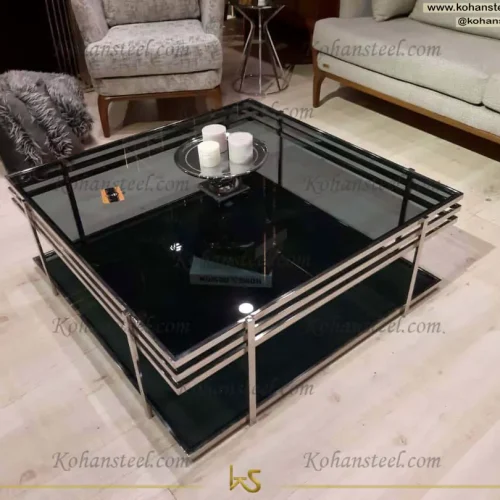 میز جلو مبلی استیل
