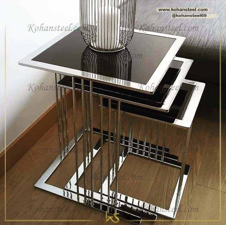 43-64 عسلی سه تیکه استیل