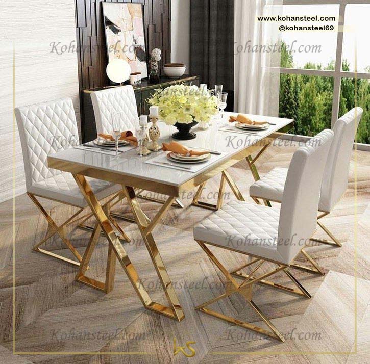 65-29 g1 میز ناهار خوری استیل