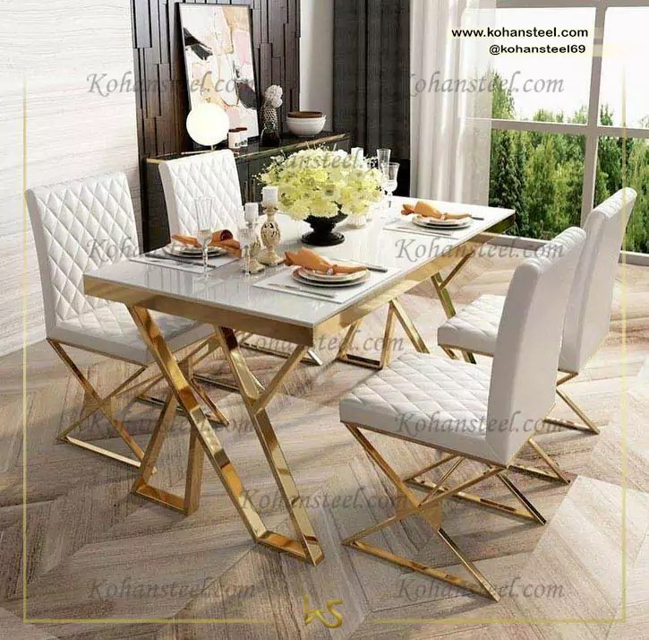 65-29-g1 میز ناهار خوری استیل