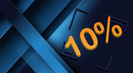 10%