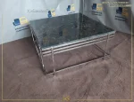 میز وسط استیل سیلور