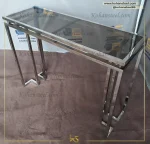 میز کنسول پایه استیل