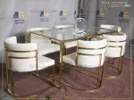 ناهار خوری استیل طلایی