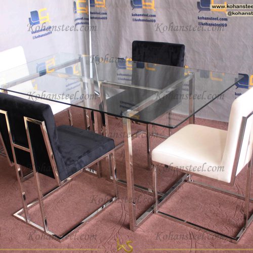 میز ناهار خوری استیل