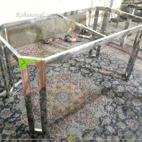 میز ناهار خوری استیل